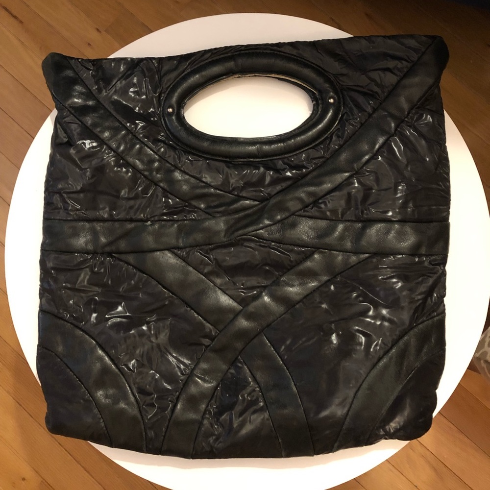 Cynthia Rowley Black Leather Purse